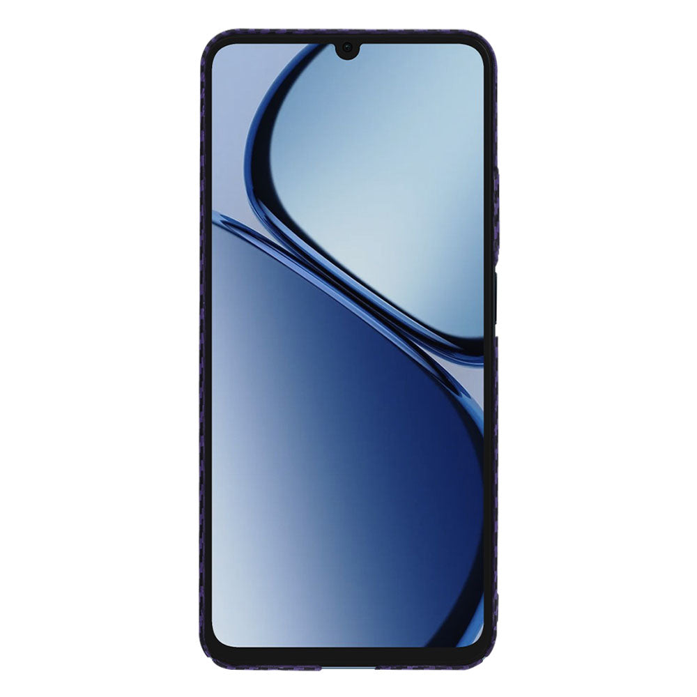 Puzdro pre Realme C63 / C61, Techsuit, Carbonite FiberShell, Fialová