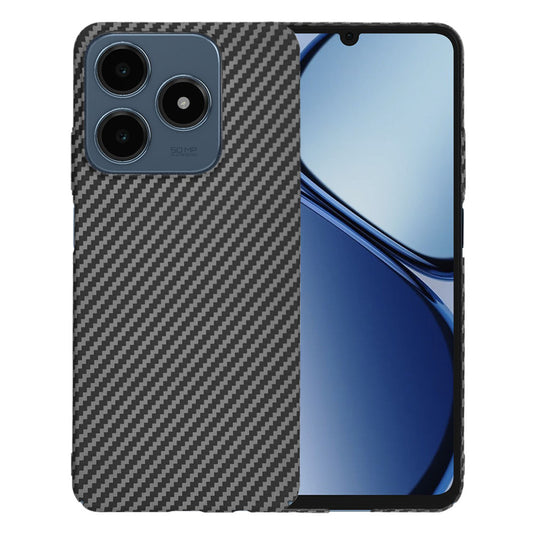 Puzdro pre Realme C63 / C61, Techsuit, Carbonite FiberShell, Čierna