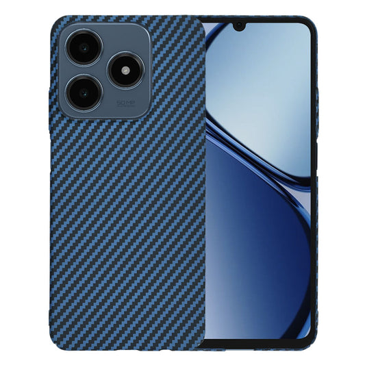 Puzdro pre Realme C63 / C61, Techsuit, Carbonite FiberShell, Tyrkysové