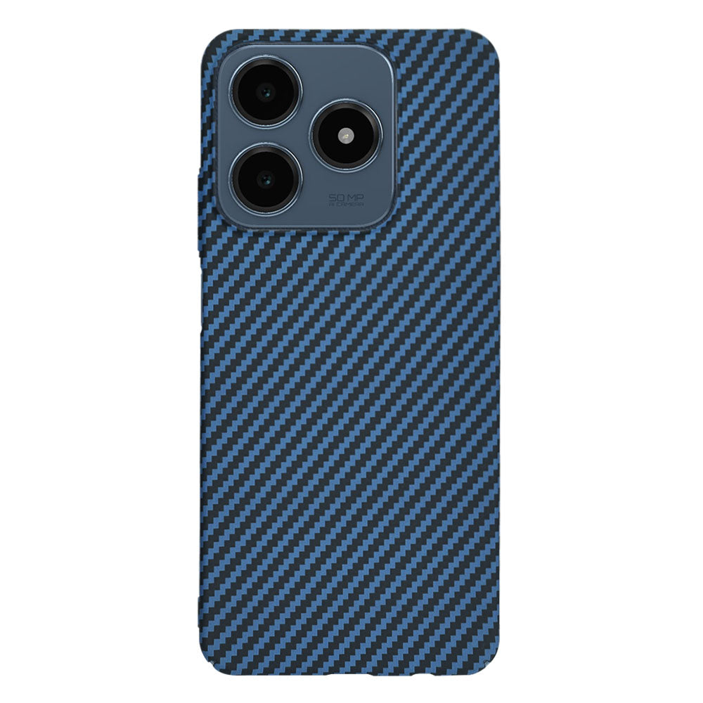 Puzdro pre Realme C63 / C61, Techsuit, Carbonite FiberShell, Tyrkysové