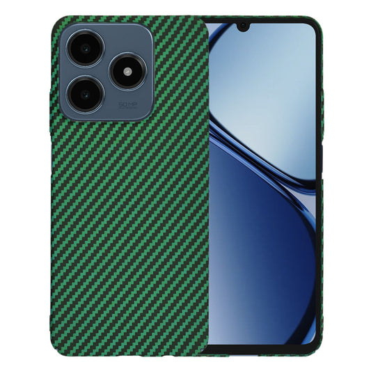 Puzdro pre Realme C63 / C61, Techsuit, Carbonite FiberShell, Zelené