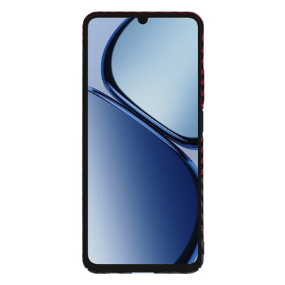 Puzdro pre Realme C63 / C61, Techsuit, Carbonite FiberShell, Čierna Červená