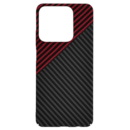 Puzdro pre Realme C63 / C61, Techsuit, Carbonite FiberShell, Čierna Červená