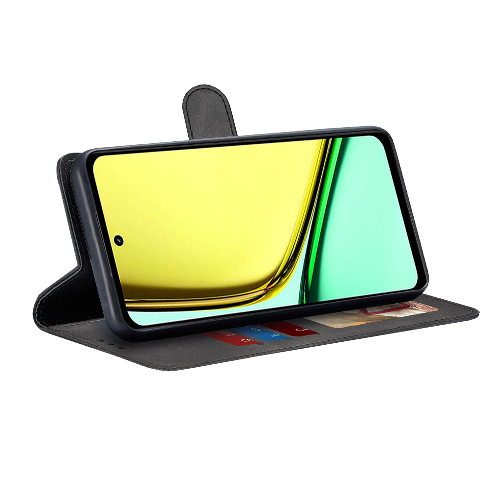 Puzdro pre Realme C67 4G, Techsuit, Diary Book, čierne