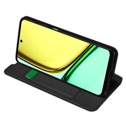 Puzdro pre Realme C67 4G, Techsuit, Magskin Book, Čierne