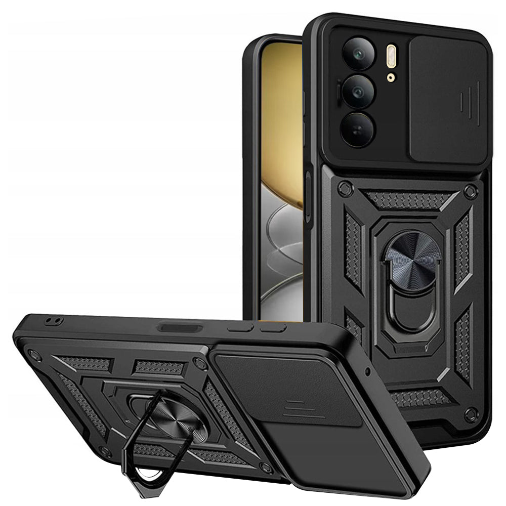 Puzdro pre Realme C75 5G / 14x, Techsuit, CamShield, Čierne