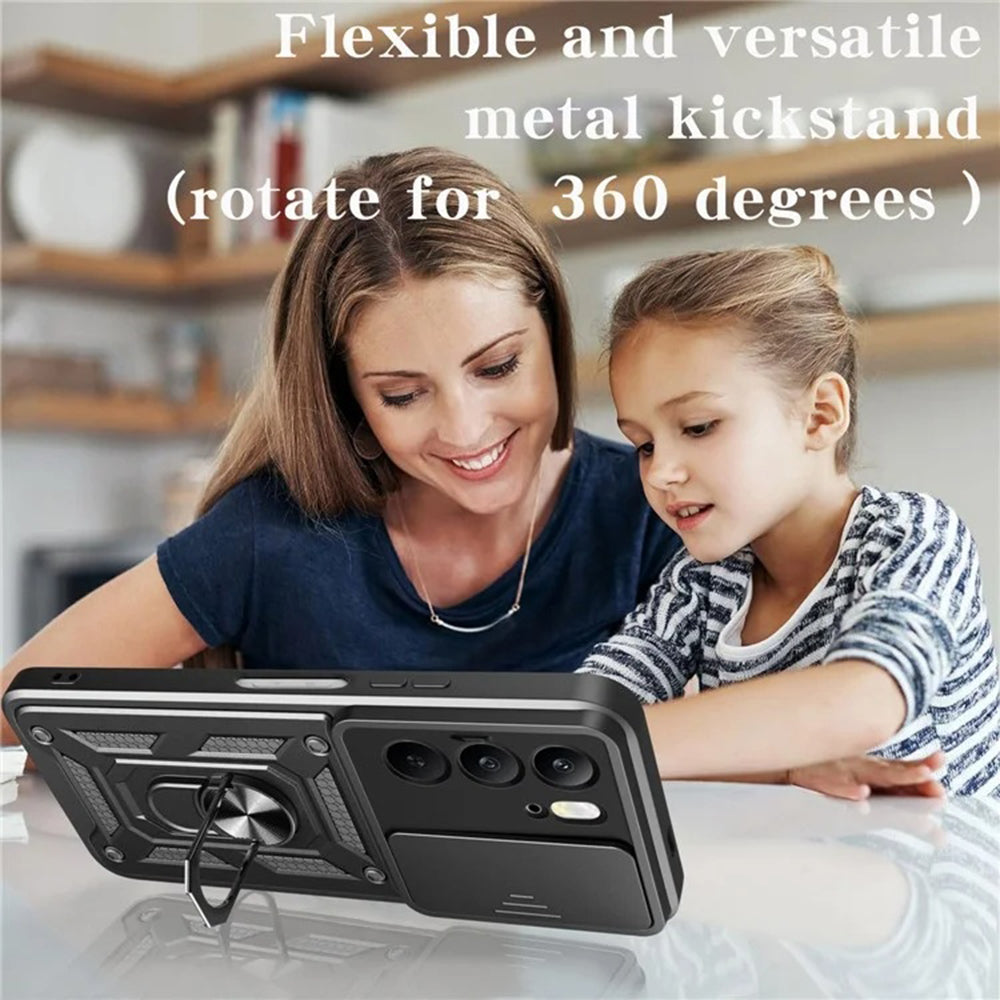 Puzdro pre Realme C75 5G / 14x, Techsuit, CamShield, Čierne
