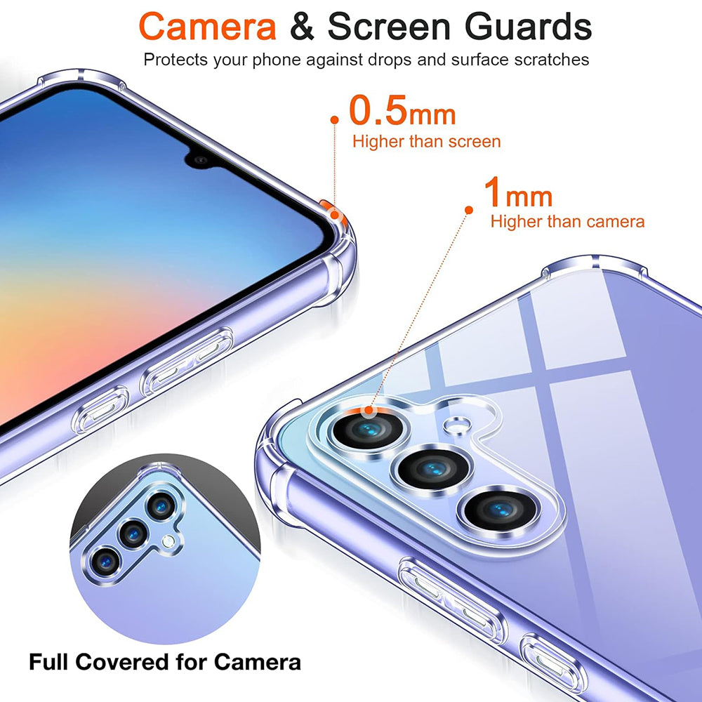 Puzdro pre Realme C75 5G, Techsuit, Odolné proti nárazom, Priehľadné