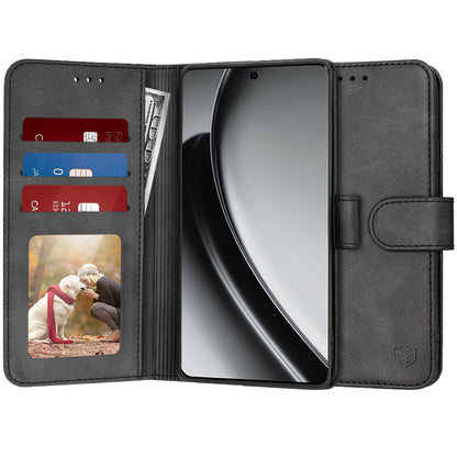Puzdro pre Realme GT 6T / GT 6, Techsuit, Diary Book, Čierne