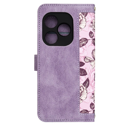 Puzdro pre Realme GT 6T / GT 6, Techsuit, FlipCraft, fialové