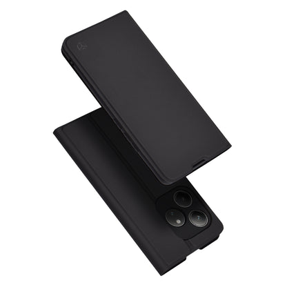 Puzdro pre Realme GT 6T / GT 6, Techsuit, Magskin Book, Čierne