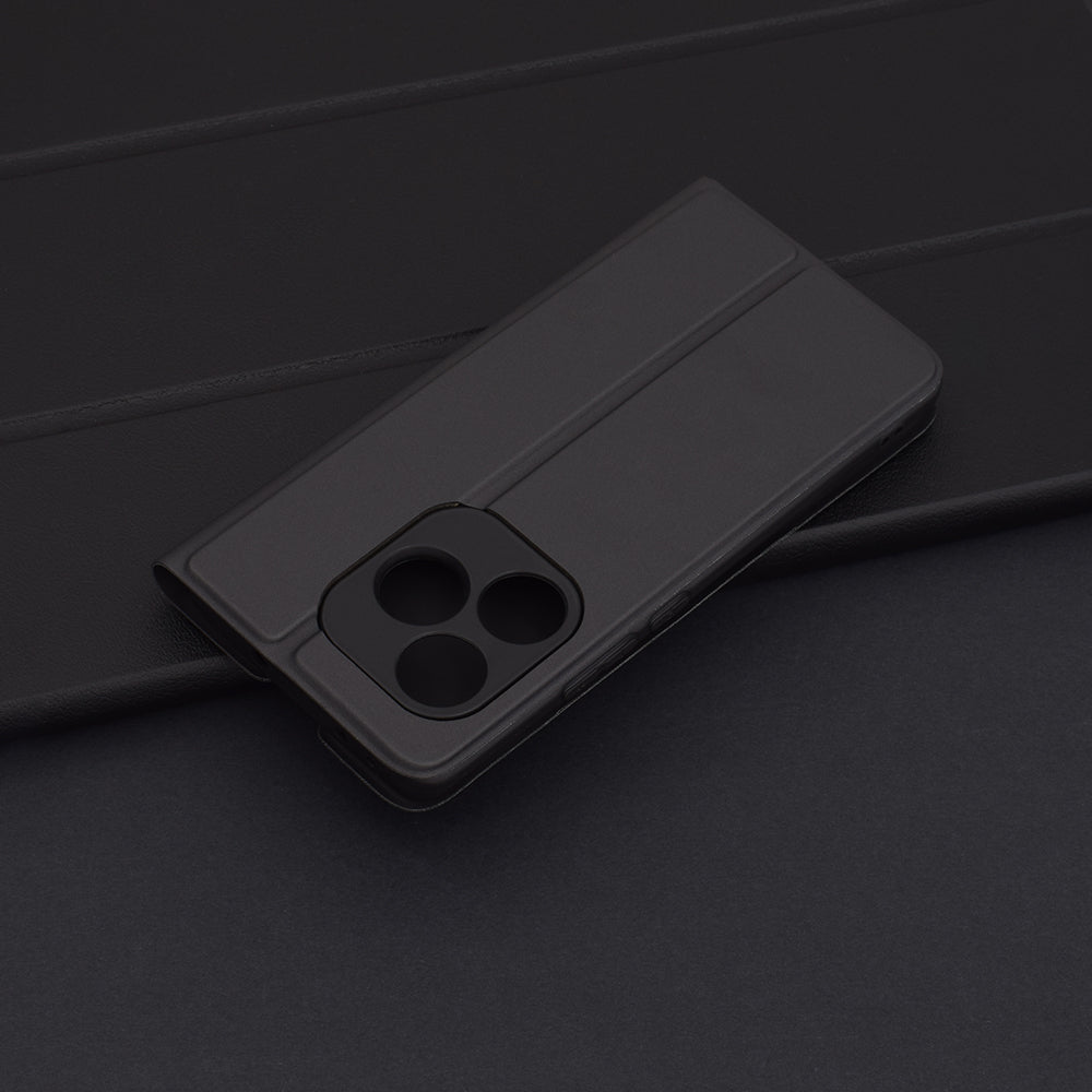 Puzdro pre Realme GT 6T / GT 6, Techsuit, Magskin Book, Čierne