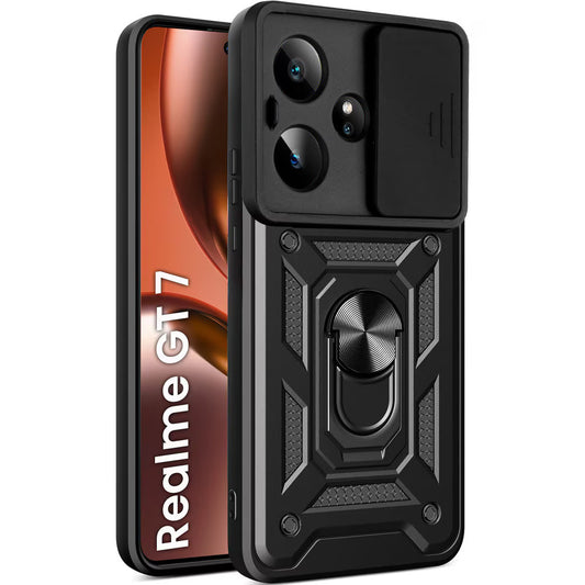 Puzdro pre Realme GT 7, Techsuit, CamShield, Čierne