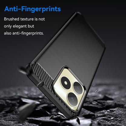 Case for Realme Note 50 / C51, Techsuit, Carbon, Black