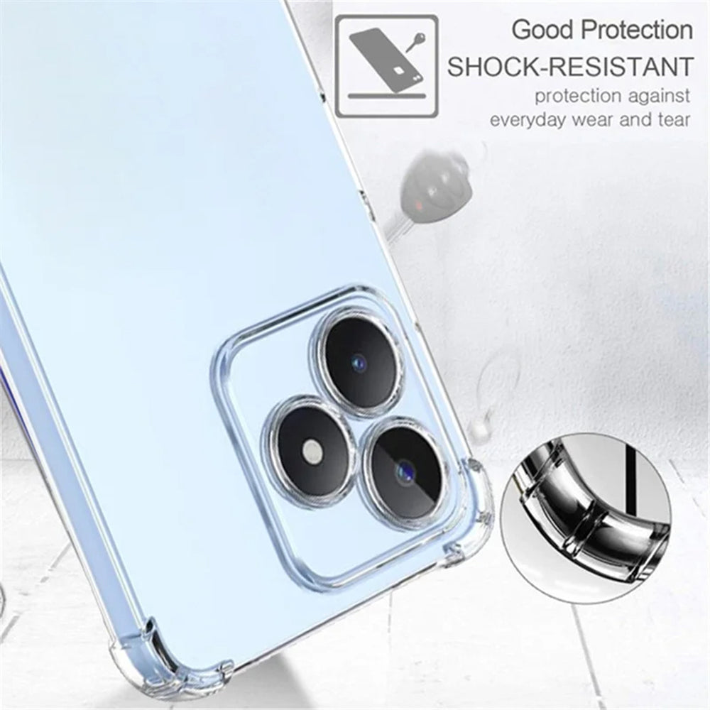 Puzdro pre Realme Note 50 / C51, Techsuit, Odolné proti nárazom, Priehľadné
