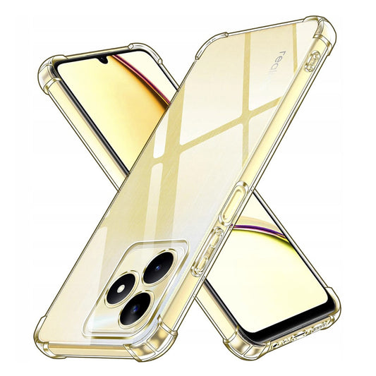 Puzdro pre Realme Note 50 / C51, Techsuit, Odolné proti nárazom, Priehľadné