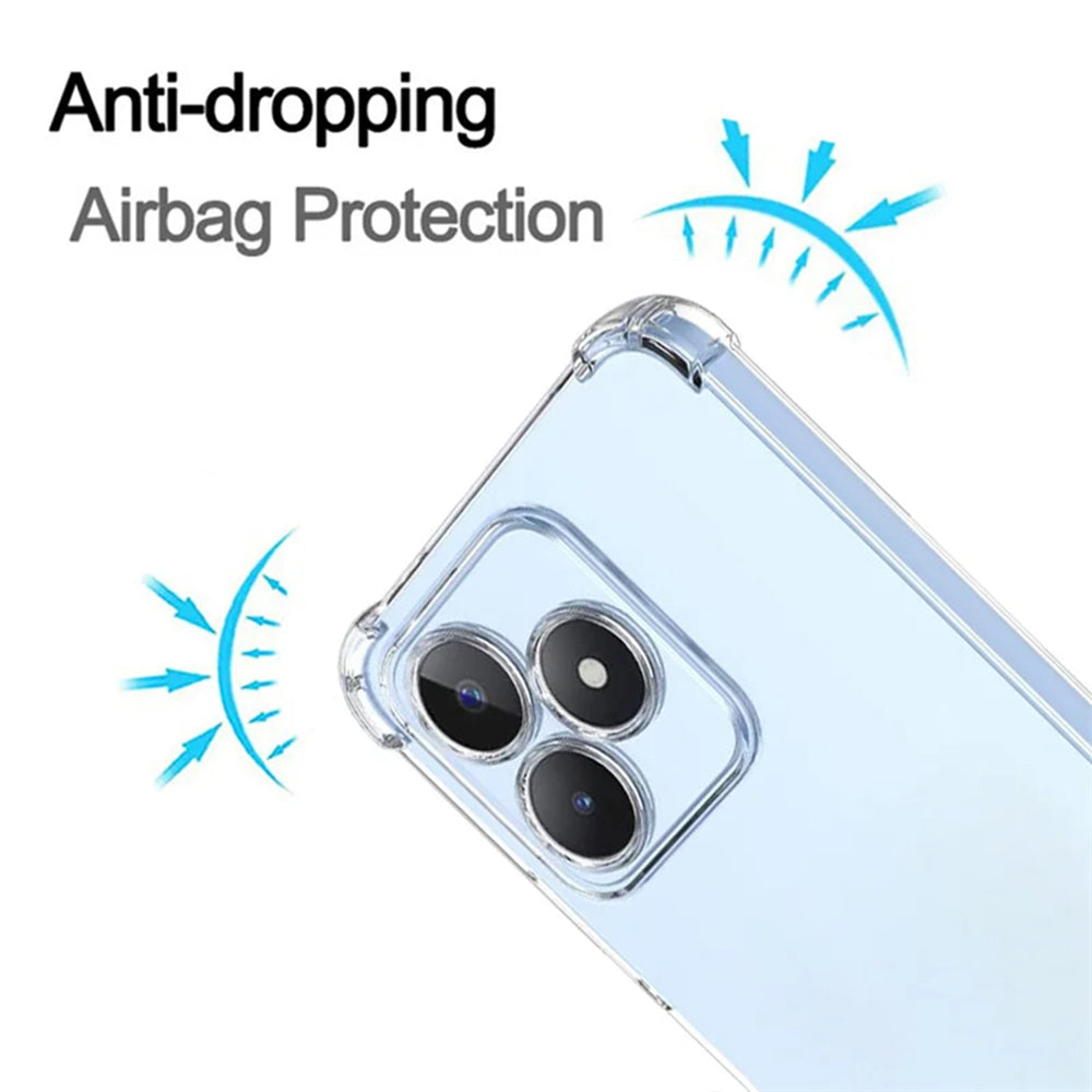 Puzdro pre Realme Note 50 / C51, Techsuit, Odolné proti nárazom, Priehľadné