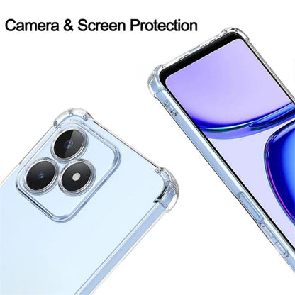 Puzdro pre Realme Note 50 / C51, Techsuit, Odolné proti nárazom, Priehľadné