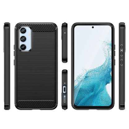 Puzdro pre Samsung Galaxy A54 A546, OEM, Karbón, Čierne