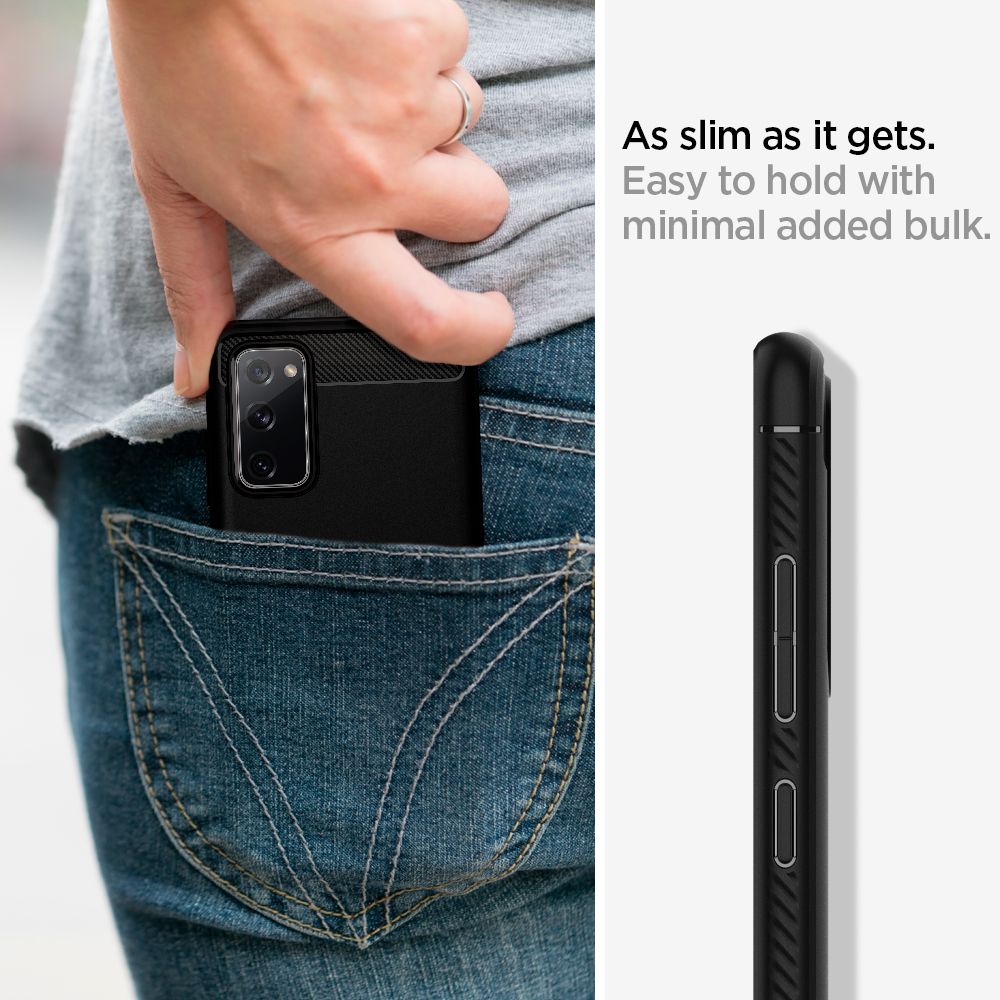 Puzdro pre Samsung Galaxy S20 FE 2022 G781 / S20 FE 5G G781 / S20 FE G780, Spigen, Rugged Armour, čierne