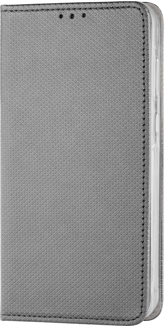 Puzdro pre Samsung Galaxy J3 (2017) J330, OEM, Smart Magnet, Sivé