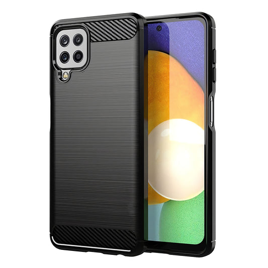 Obal na Samsung Galaxy A22 A225, OEM, Karbón, Čierny