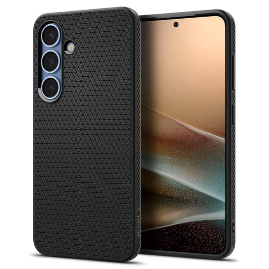 Puzdro pre Samsung Galaxy S25+ S936, Spigen, Liquid Air, Čierne ACS08979