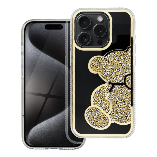 Puzdro pre Samsung Galaxy A15 5G A156 / A15 A155, OEM, Teddy Bear, Zlaté