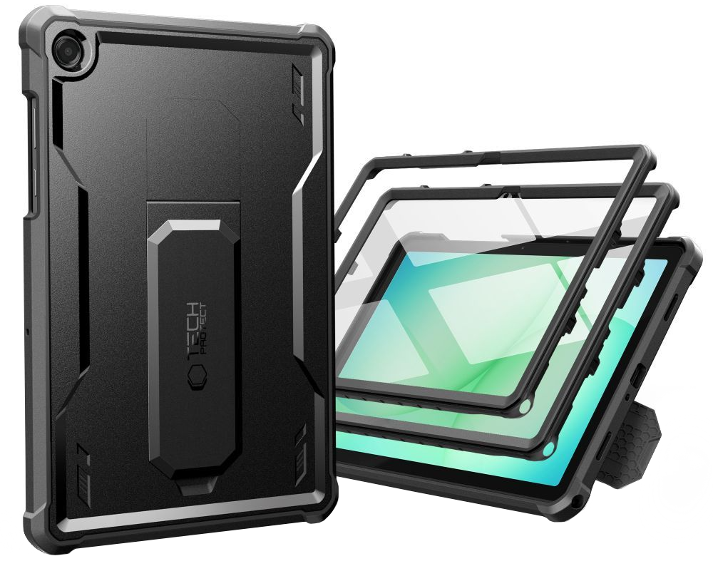 Puzdro pre Samsung Galaxy Tab A11+ / Tab A9+, Tech-Protect, Kevlar Pro, Čierne