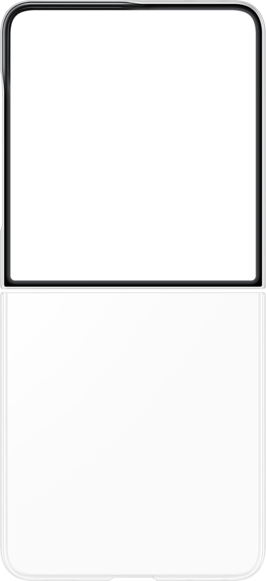 Puzdro pre Samsung Galaxy Z Flip8 F776, priehľadné puzdro, transparentné EF-QF776CTEGWW