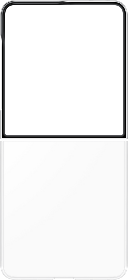 Puzdro pre Samsung Galaxy Z Flip8 F776, priehľadné puzdro, transparentné EF-QF776CTEGWW