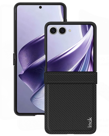 Puzdro pre Samsung Galaxy Z Flip8 F776, Imak, Karbón, Čierne