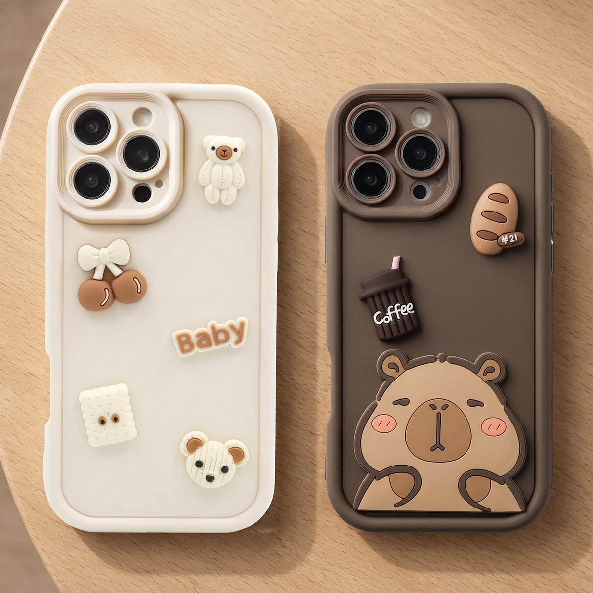 Puzdro pre Samsung Galaxy S25 Ultra S938, OEM, Ultra Trendy 3D Capybara, Hnedé