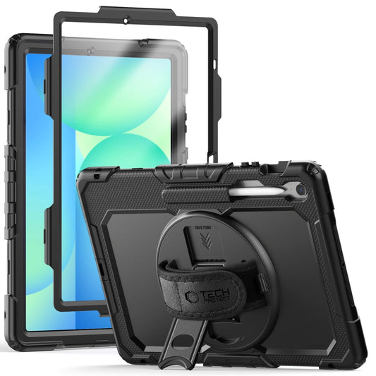 Obal na Samsung Galaxy Tab S10 FE+, Tech-Protect, Solid, Čierny