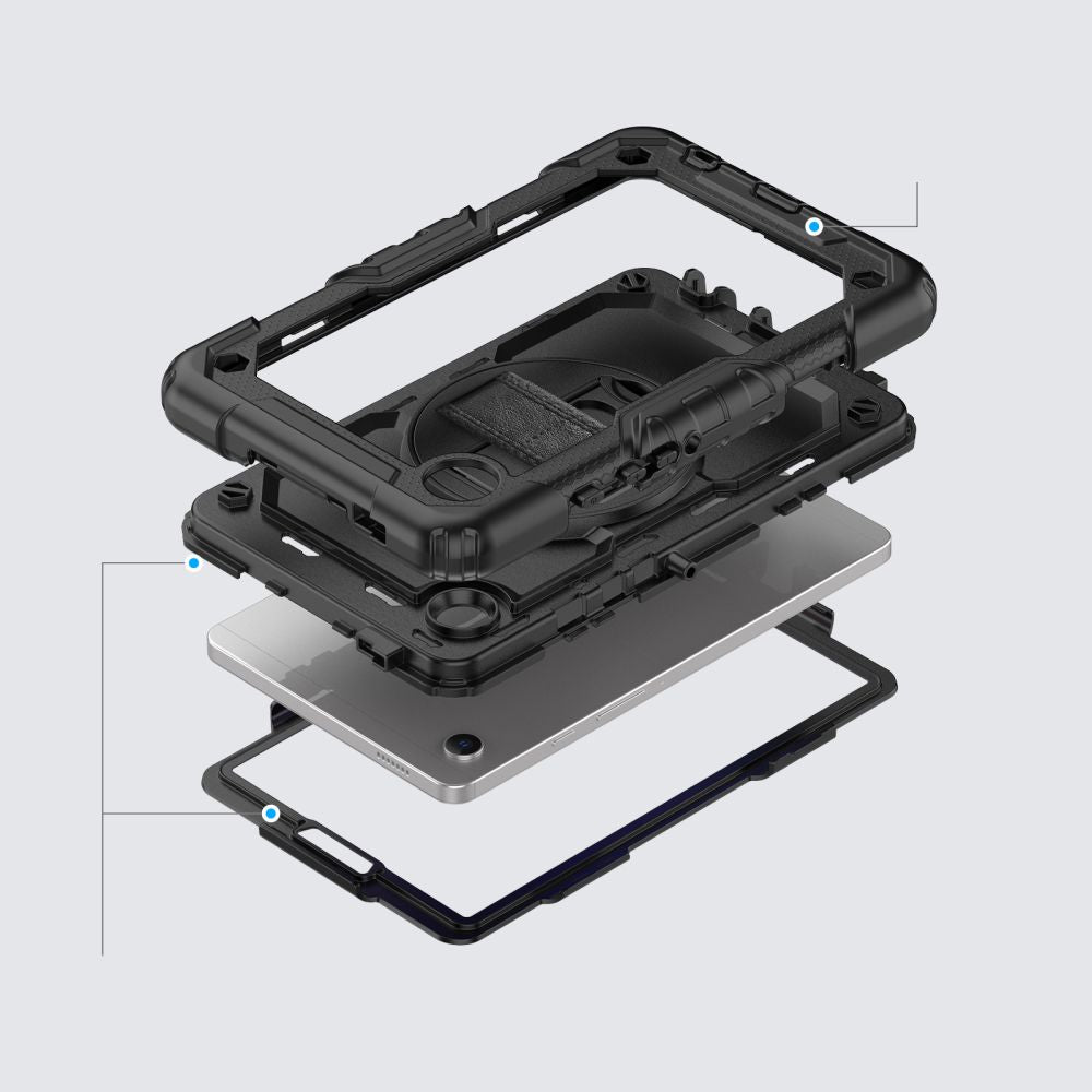 Puzdro pre Samsung Galaxy Tab A11+ / Tab A9+, Tech-Protect, Solid360, Čierne