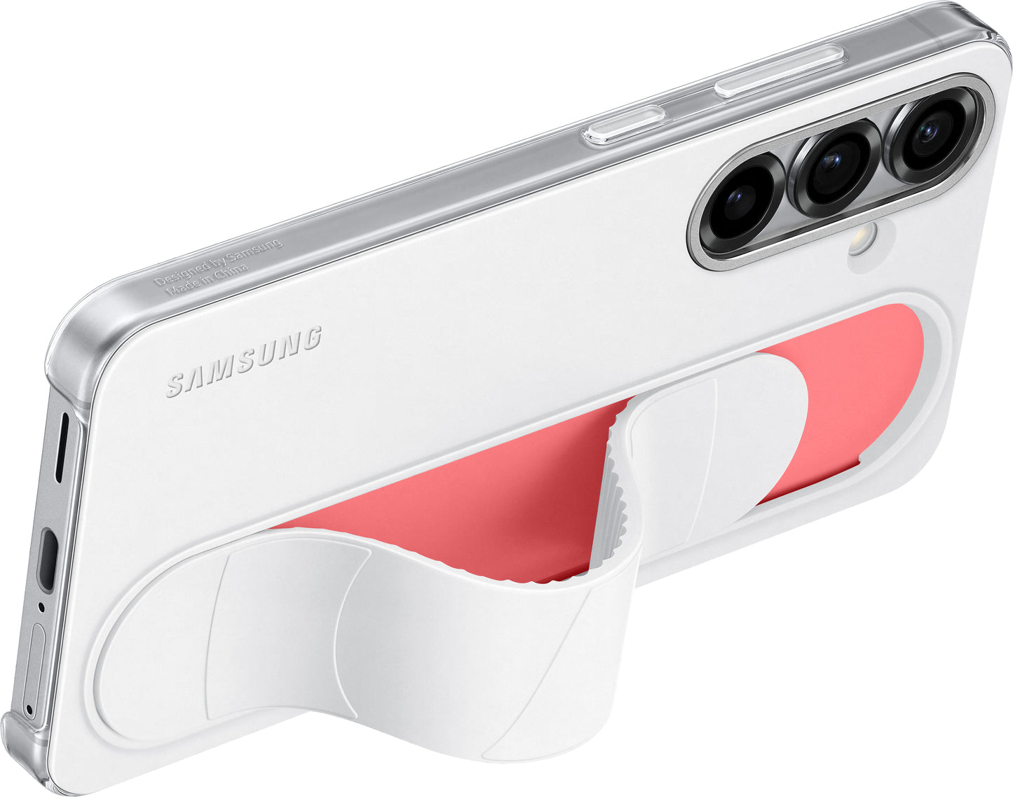 Puzdro pre Samsung Galaxy S25 S931, Standing Grip, Biela EF-GS931CWEGWW