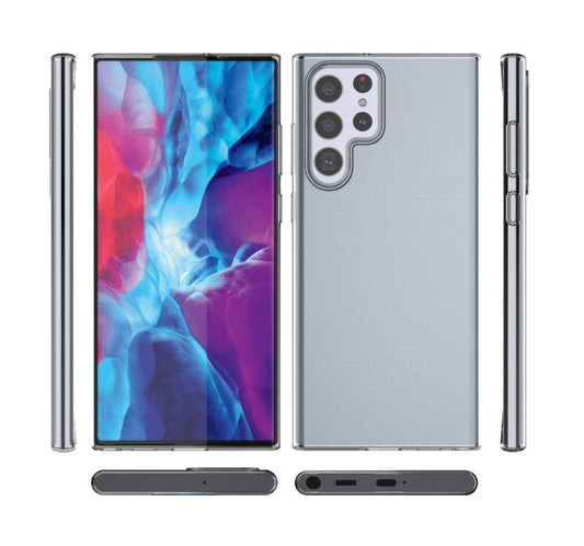 Puzdro pre Samsung Galaxy S22 Ultra 5G S908, OEM, Ultra Slim, 0,5 mm, priehľadné