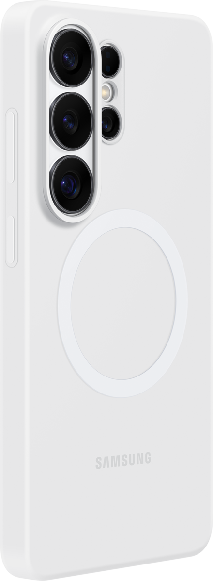 Puzdro pre Samsung Galaxy S26 Ultra S948, Silicone Magnet Case, Biela EF-ES948CWEGWW