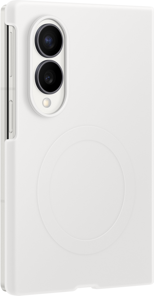 Puzdro pre Samsung Galaxy Z Fold8 F971, Silikónové magnetické puzdro, Biele EF-EF971CWEGWW
