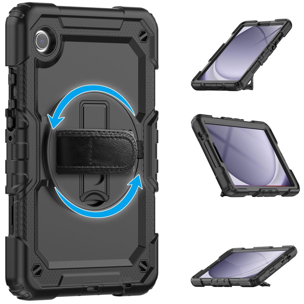 Puzdro pre Samsung Galaxy Tab A11+ / Tab A9+, Tech-Protect, Solid360, Čierne