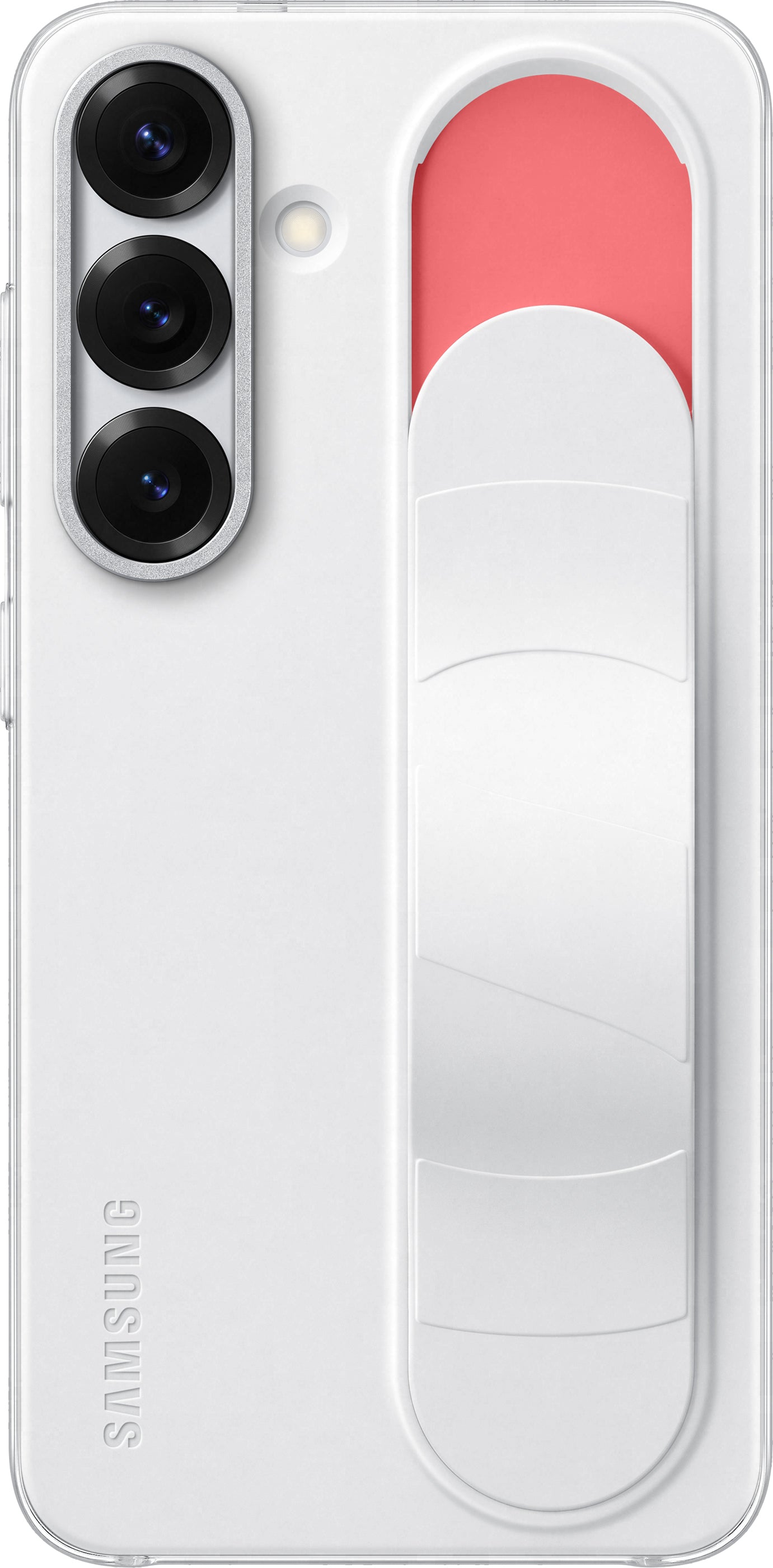 Puzdro pre Samsung Galaxy S25 S931, Standing Grip, Biela EF-GS931CWEGWW
