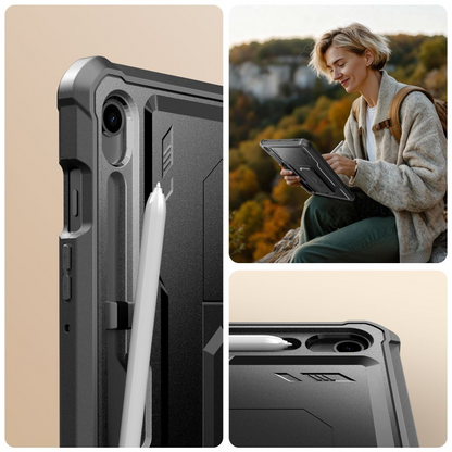 Puzdro pre Samsung Galaxy Tab S10 Lite / Tab S10 FE / Tab S9, Tech-Protect, Kevlar Pro, Čierne