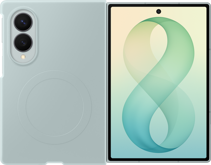 Puzdro pre Samsung Galaxy Z Fold8 F971, Silikónové magnetické puzdro, Zelené EF-EF971CGEGWW