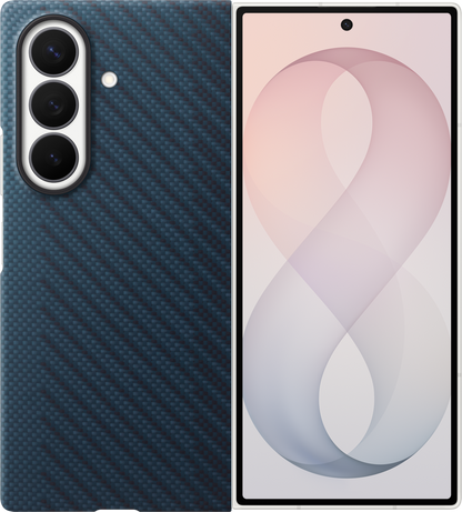 Puzdro pre Samsung Galaxy Z Fold8 Ultra F976, Carbon Magnet Case, Tmavomodrá EF-KF976SNEGWW