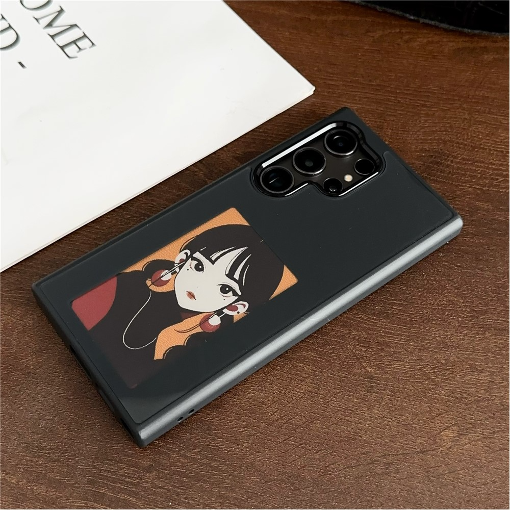Puzdro pre Samsung Galaxy S25 Ultra S938, OEM, prispôsobený E-Ink displej, čierne