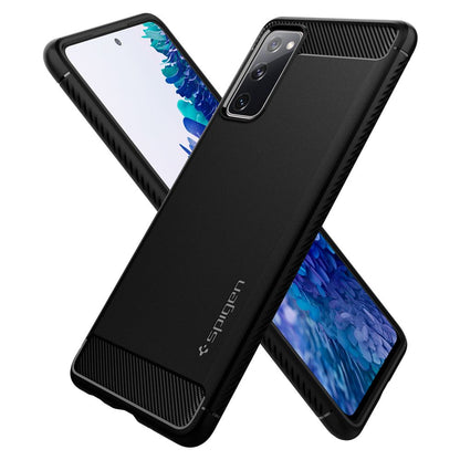 Puzdro pre Samsung Galaxy S20 FE 2022 G781 / S20 FE 5G G781 / S20 FE G780, Spigen, Rugged Armour, čierne