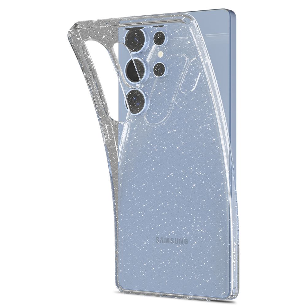 Puzdro pre Samsung Galaxy S25 Ultra S938, Spigen, Liquid Crystal Glitter, Transparentné ACS08950