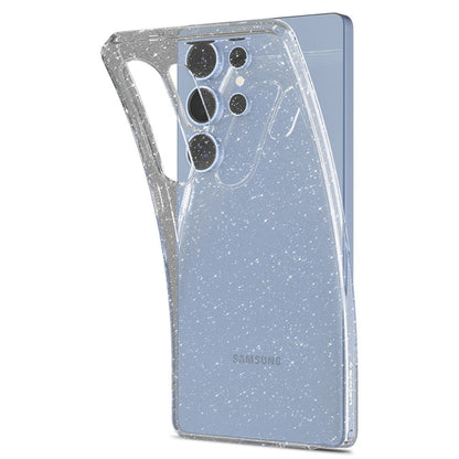 Puzdro pre Samsung Galaxy S25 Ultra S938, Spigen, Liquid Crystal Glitter, Transparentné ACS08950