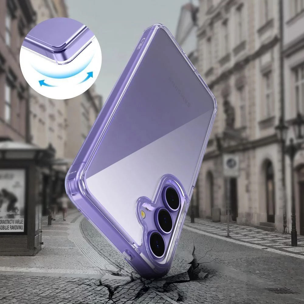 Puzdro pre Samsung Galaxy S25 Edge S937, Tech-Protect, Flexair Hybrid, Priehľadné