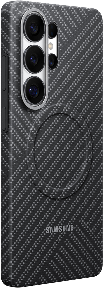 Puzdro pre Samsung Galaxy S26 Ultra S948, Carbon Magnet Case, Sivá EF-KS948SSEGWW